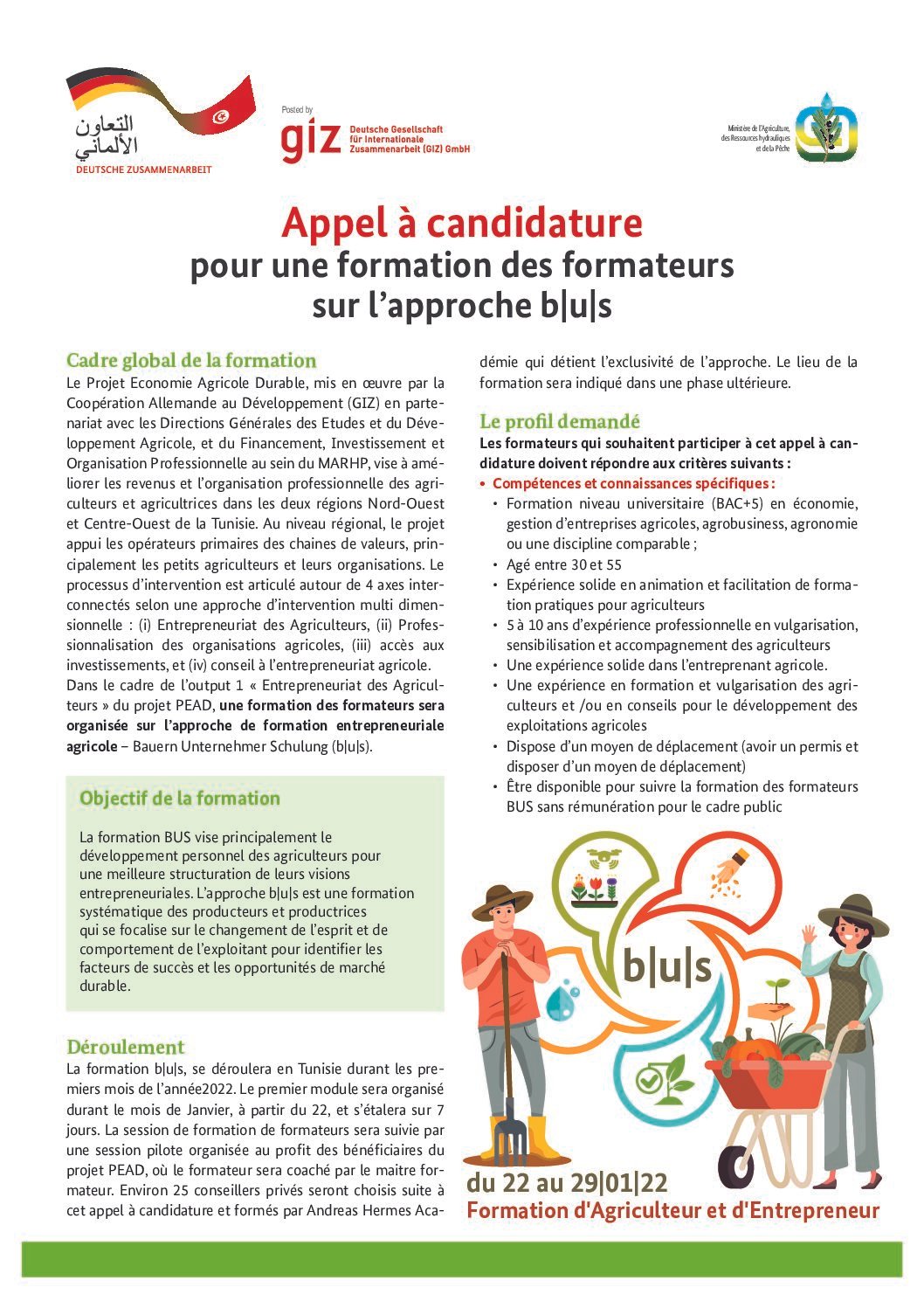 Factsheet et Formulaire-FORMATION BUS