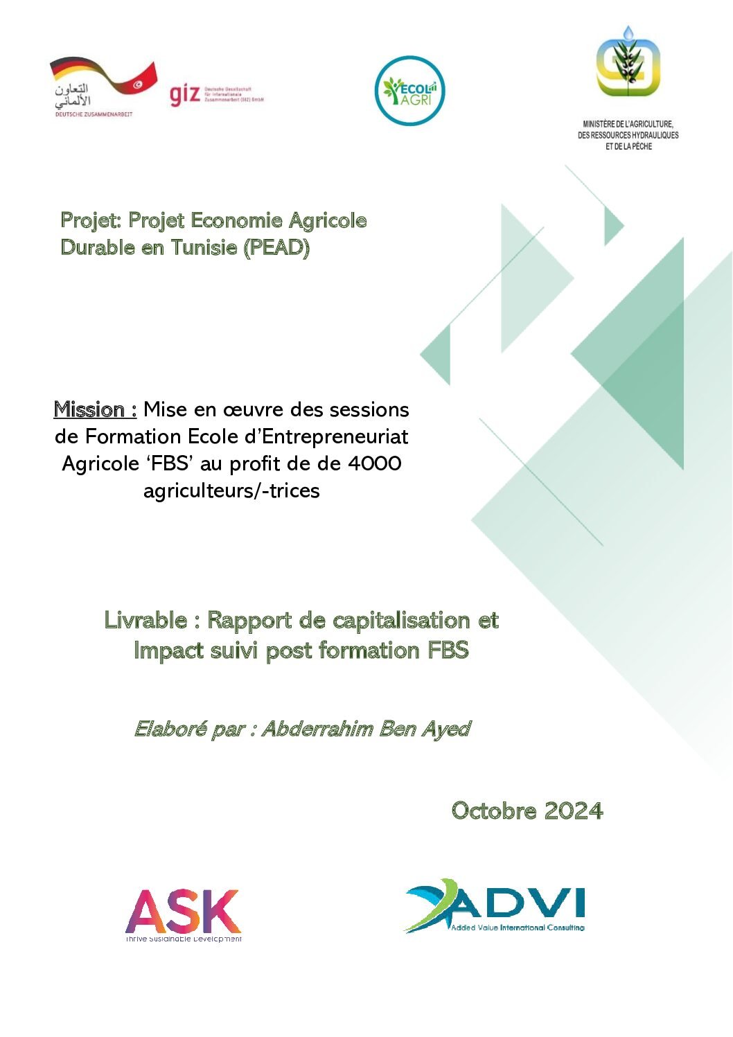 PEAD_ Rapport de capitalisation FBS